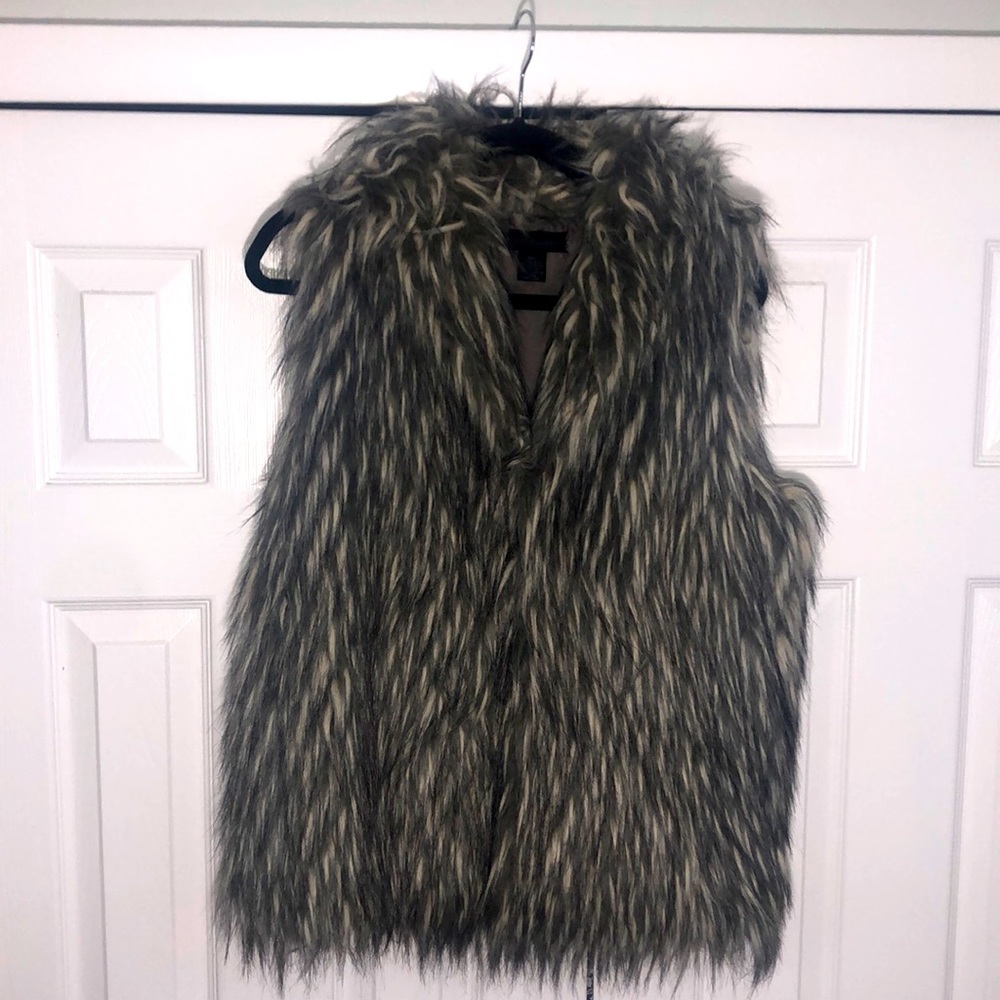 Steve Madden Faux Fur Vest M/L